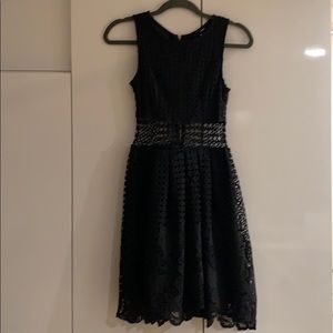 Black Aqua Lace Dress Brand New w/ Tags Size XS